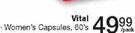 Vital Women's Capsules-60's Per Pack