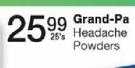 Grand-Pa Headache Powders-25's