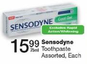 Sensodyne Toothpaste Assorted-75ml
