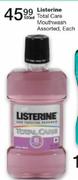 Listerine Total Care Mouthwash Assorted-500ml