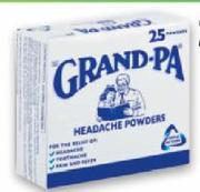 Grand-Pa Headache Powders-25's