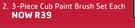 Addis 3 Piece Cub Paint Brush Set-Each