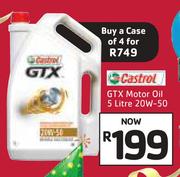 Castrol GTX Motor Oil 20W-50-5Ltr