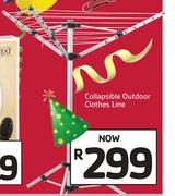 Collapsible Outdoor Clothes Line