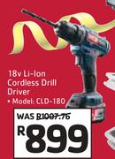 Ryobi 18V Li-Ion Cordless Drill Driver CLD-180