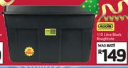 Addis 110Ltr Black Roughtote