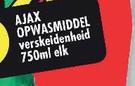 Ajax Opwasmiddel Verskeidenheid-750ml