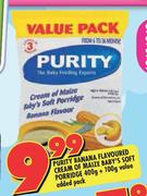 Purity Banana Flavoured Cream Of Maize Baby's Soft Porridge-400g + 100g Value Added Pack