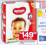 Huggies Dry Comfort Disposable Nappies Jumbo Pack-Per Pack