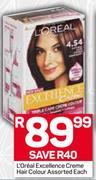 L'Oreal Excellence Creme Hair Colour-Each