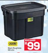 Addis 68Ltr Black Roughtote