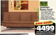 H&H Collection Courtney Sleeper Couch