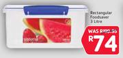 Sistema Rectangular Foodsaver 3Ltr