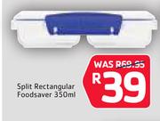 Sistema Split Rectangular Foodsaver 350ml