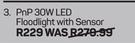 PnP 30W LED Floodlight With Sensor