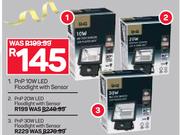 PnP 10W LED Floodlight With Sensor