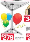 Collapsible Outdoor Clothes Line