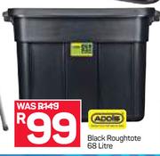 Addis 68Ltr Black Roughtote 