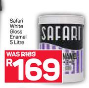 Safari White Gloss Enamel 5Ltr