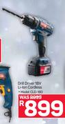 Ryobi Drill Driver 18V Li-Ion Cordless CLD-180