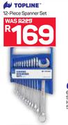 Topline 12 Piece Spanner Set