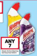 Harpic Active Cleaning Gel-Any 7x500ml