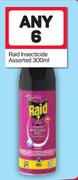 Raid Insecticide-Any 6x300ml