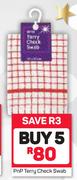 Pnp Terry Check Swab-For 5