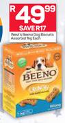 West's Beeno Dog Biscuits 1Kg-Each