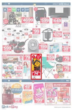 Pick n Pay KZN : Pick Well This Christmas (18 Dec - 26 Dec 2018), page 10