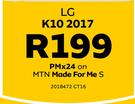 LG K10 2017 LTE-On MTN Made For Me S