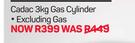 Cadac 3Kg Gas Cyliinder