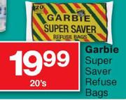 Garbie Super Saver Refuse Bags-20's