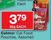 Catmor Cat Food Pouches Assorted-85g Each