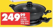 Ottimo Electric Non-Stick Wok-30cm