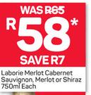 Laborie Merlot Cabernet Sauvignon Merlot Or Shiraz-750ml Each