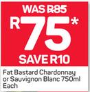 Fat Bastard Chardonnay Or Sauvignon Blanc-750ml Each