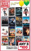 Movie DVD's-For Any 3