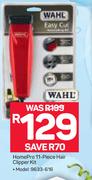 Wahl Home Pro 11 Piece Hair Clipper Kit 9633-616