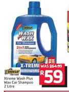 Extreme Wash Plus Wax Car Shampoo-2Ltr
