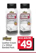 Shield Leather Cream Banded Pack-2x500ml