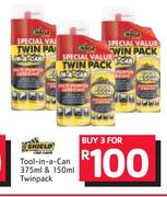 Shield Tool-In-A-Can-3x375ml&150ml Twinpack