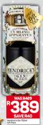 Hendrick's Gin Gift Pack-750ml