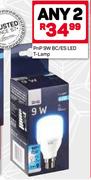PnP 9W BC/ES LED T Lamp-For Any 2