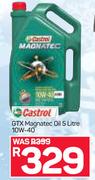 Castrol GTX Magnatec Oil 10W 40- 5 Litre