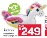 Intex Unicorn Pool Ride On (Age 3+)