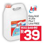 hth Easy Acid 4Ltr Plus 1Ltr Free