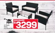 Pagoda 4 Piece Patio Furniture Set