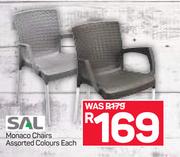 Sal Monaco Chairs Assorted Colours-Each