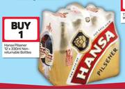 Hansa Pilsener Non Returnable Bottles-12 x 330ml